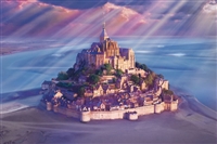 光さす モン・サン・ミシェル -フランス （風景）　1000ピース　ジグソーパズル　EPO-10-808