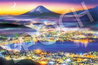 街明かりに浮かぶ富士（風景）　2016ピース　ジグソーパズル　EPO-22-102s　［CP-FJ］