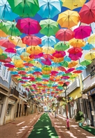 カラフルな街並み　アンブレラ・ストリート−ポルトガル（風景）　300ピース　ジグソーパズル　EPO-25-167