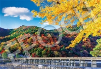 秋彩る渡月橋 -京都 （国内風景）　300ピース　ジグソーパズル　EPO-26-373s　［CP-WS］