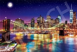 煌めくニューヨーク夜景－アメリカ　300ピース　ジグソーパズル　●予約　EPO-28-054s
