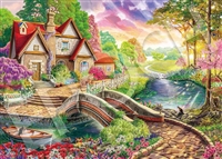 川辺の魔法の家 （イメージワールド）　2000ピース　ジグソーパズル　EPO-54-227