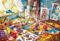 Chip'n' Dale -Colorful Panic!-（チップとデール -カラフルパニック！-）　(チップ＆デール)　300ピース　ジグソーパズル　●予約　EPO-73-415s