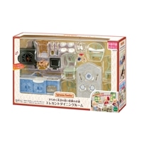 きらめく水辺の赤い屋根のお家 エレガントダイニングルーム家具セット　　セ-215　［CP-SF］