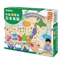 木製パズル 日本地図 　知育玩具　GKN-83782