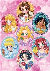 ディズニープリンセス アート コレクション BY 中川翔子　(プリンセス)　108ピース　ジグソーパズル　●予約　TEN-D108-075