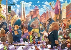 クロスウォーク （ズートピア）　1000ピース　ジグソーパズル　TEN-D1000-904