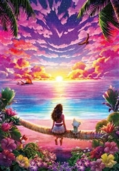 遠い海のむこうは・・・（モアナ）　(モアナと伝説の海)　1000ピース　ジグソーパズル　●予約　TEN-D1000-914