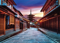 夕映えの八坂通 （京都）（風景）　500ピース　ジグソーパズル　YAM-05-1025