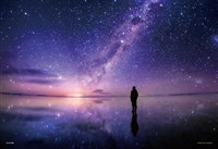 銀河のほとりで(ウユニ塩湖)（風景）　500ピース　ジグソーパズル　YAM-35-23