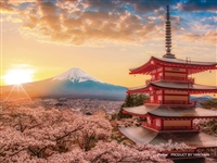 富士山と桜 （風景）　150ピース　ジグソーパズル　YAM-2308-27　［CP-MT］［CP-HE］［CP-JP］