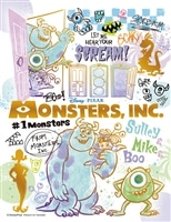 カラフル・ゴールド/モンスターズ・インク　(モンスターズ・インク)　300ピース　ジグソーパズル　●予約　YAM-42-124